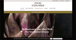 Desktop Screenshot of foodexplorer.com