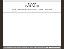 Tablet Screenshot of foodexplorer.com